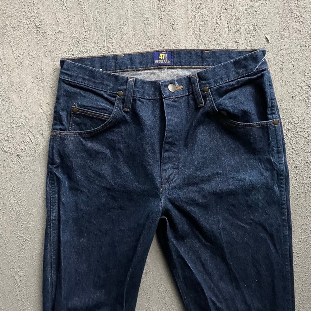 Vintage Wrangler Denim Jeans Mens 30x32 Dark Wash 2000s Regular Fit 0047MWZ